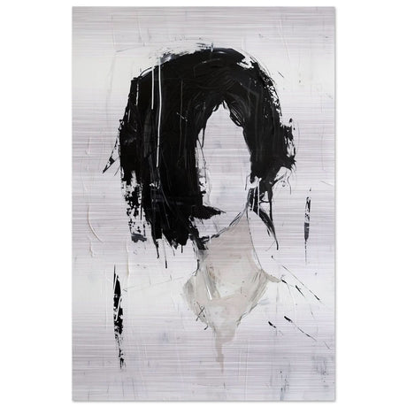 Da Vinci Abstract Art Wall art print | Abstract Expressionism - Brushed Aluminum Print - 40x60 cm / 16x24″ - 