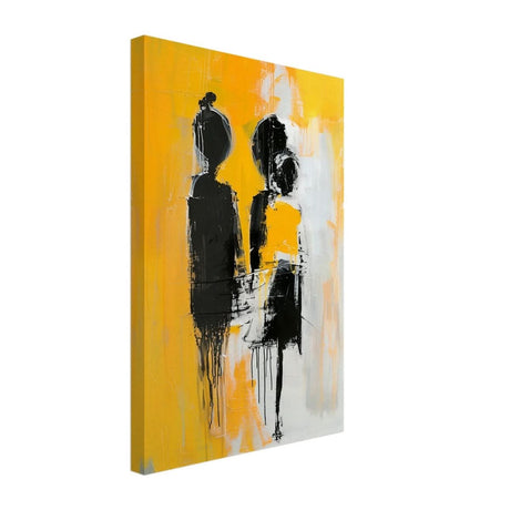 Da Vinci Abstract Art Wall art print | Abstract Expressionism - Canvas - 30x45 cm / 12x18″ - 