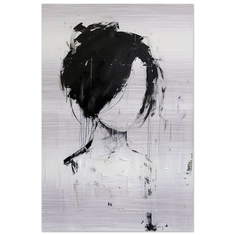 Da Vinci Abstract Art Wall art print | Abstract Expressionism - Brushed Aluminum Print - 30x45 cm / 12x18″ - 
