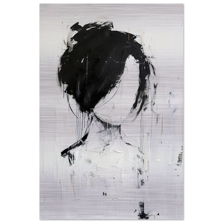 Da Vinci Abstract Art Wall art print | Abstract Expressionism - Brushed Aluminum Print - 40x60 cm / 16x24″ - 