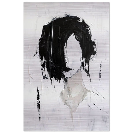 Da Vinci Abstract Art Wall art print | Abstract Expressionism - Brushed Aluminum Print - 60x90 cm / 24x36″ - 