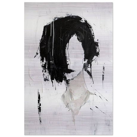 Da Vinci Abstract Art Wall art print | Abstract Expressionism - Brushed Aluminum Print - 30x45 cm / 12x18″ - 
