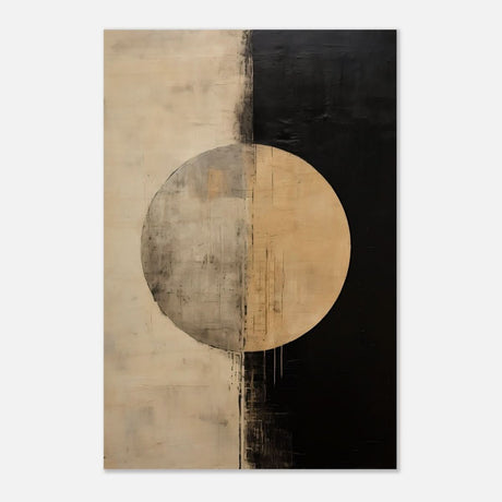 Da Vinci Abstract Art Wall art print | Abstract | Half Moon - Wood Prints - 30x45 cm / 12x18″ - 