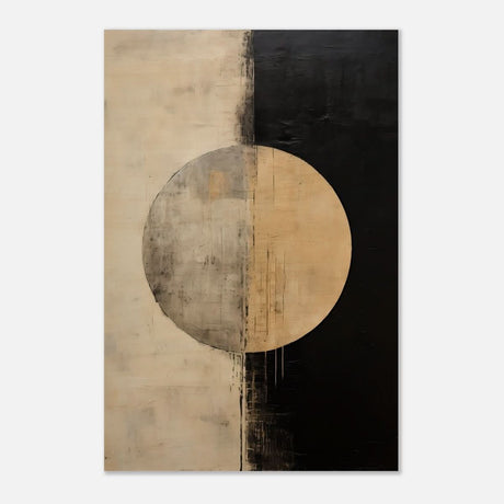 Da Vinci Abstract Art Wall art print | Abstract | Half Moon - Wood Prints - 60x90 cm / 24x36″ - 