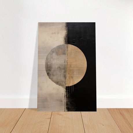 Da Vinci Abstract Art Wall art print | Abstract | Half Moon - Brushed Aluminum Print - 60x90 cm / 24x36″ - 