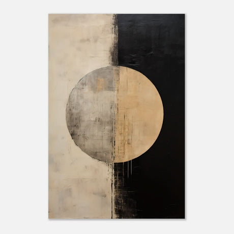 Da Vinci Abstract Art Wall art print | Abstract | Half Moon - Aluminum Print - 40x60 cm / 16x24″ - 