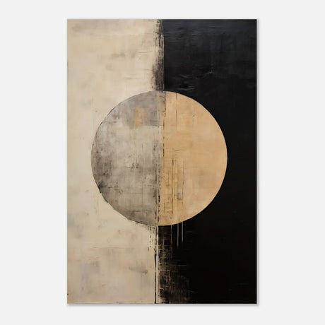 Da Vinci Abstract Art Wall art print | Abstract | Half Moon - Aluminum Print - 60x90 cm / 24x36″ - 