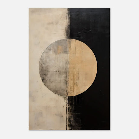 Da Vinci Abstract Art Wall art print | Abstract | Half Moon - Aluminum Print - 30x45 cm / 12x18″ - 