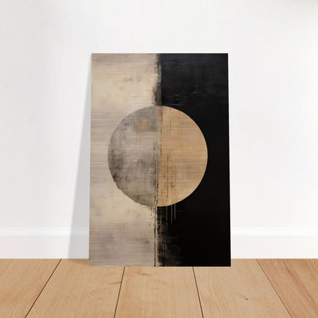 Da Vinci Abstract Art Wall art print | Abstract | Half Moon - Brushed Aluminum Print - 40x60 cm / 16x24″ - 