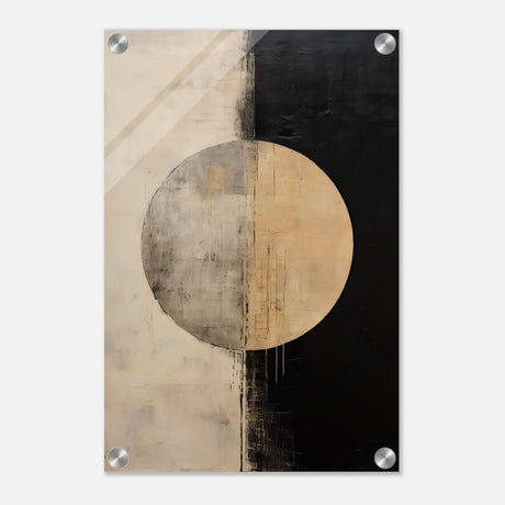 Da Vinci Abstract Art Wall art print | Abstract | Half Moon - Acrylic Print - 30x45 cm / 12x18″ - 