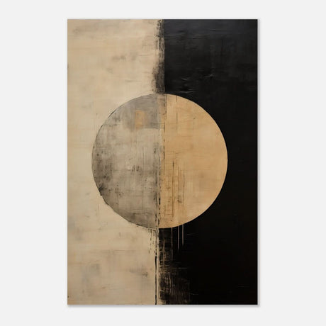 Da Vinci Abstract Art Wall art print | Abstract | Half Moon - Wood Prints - 40x60 cm / 16x24″ - 