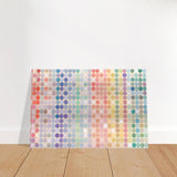 Da Vinci Abstract Art Wall art print | Abstract - Brushed Aluminum Print - 30x45 cm / 12x18″ - 