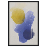 Da Vinci Abstract Art Wall art print - Framed Canvas - 50x75 cm / 20x30″ - Black frame
