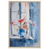 Da Vinci Abstract art wall art print - Framed Canvas - 60x90 cm / 24x36″ - Wood frame