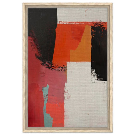 Da Vinci Abstract Art Wall art print - Framed Canvas - 40x60 cm / 16x24″ - Wood frame