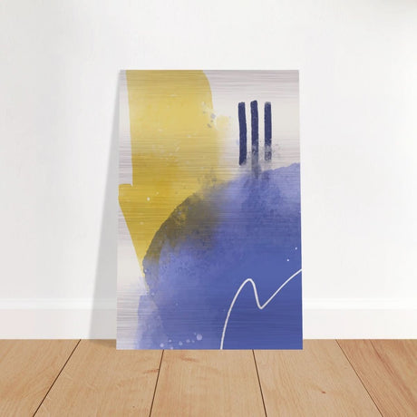 Da Vinci Abstract Art Wall art print - Brushed Aluminum Print - 30x45 cm / 12x18″ - 