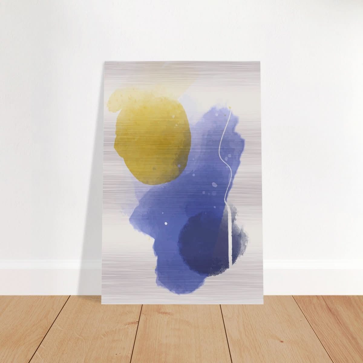 Da Vinci Abstract Art Wall art print - Brushed Aluminum Print - 50x75 cm / 20x30″ - 