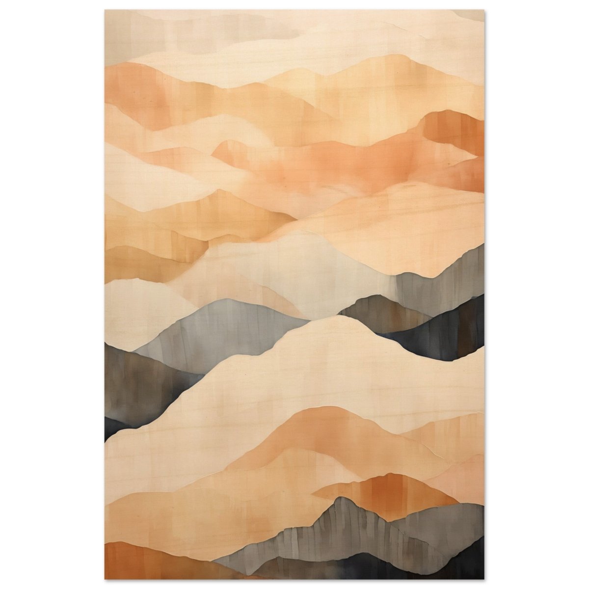 Da Vinci Abstract Art Wall art print - Wood Prints - 30x45 cm / 12x18″ - 