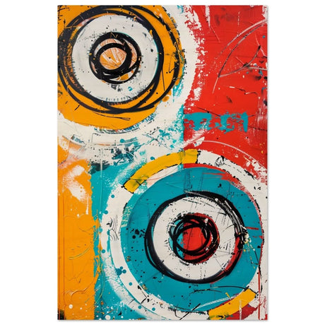 Da Vinci Abstract Art Wall art print - Wood Prints - 60x90 cm / 24x36″ - 