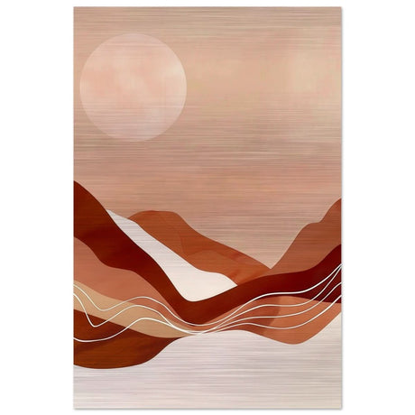 Da Vinci Abstract Art Wall art print - Brushed Aluminum Print - 60x90 cm / 24x36″ - 