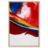 Da Vinci Abstract Art Wall art print - Framed Canvas - 60x90 cm / 24x36″ - Wood frame