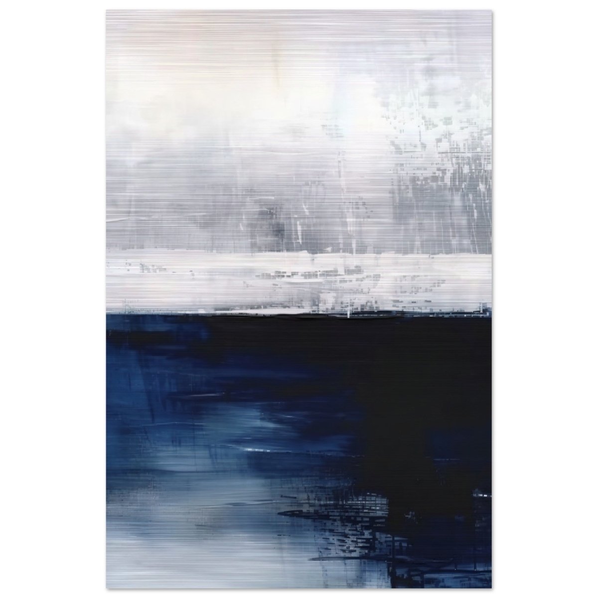 Da Vinci Abstract Art Wall art print - Brushed Aluminum Print - 50x75 cm / 20x30″ - 