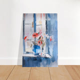 Da Vinci Abstract art wall art print - Brushed Aluminum Print - 40x60 cm / 16x24″ - 