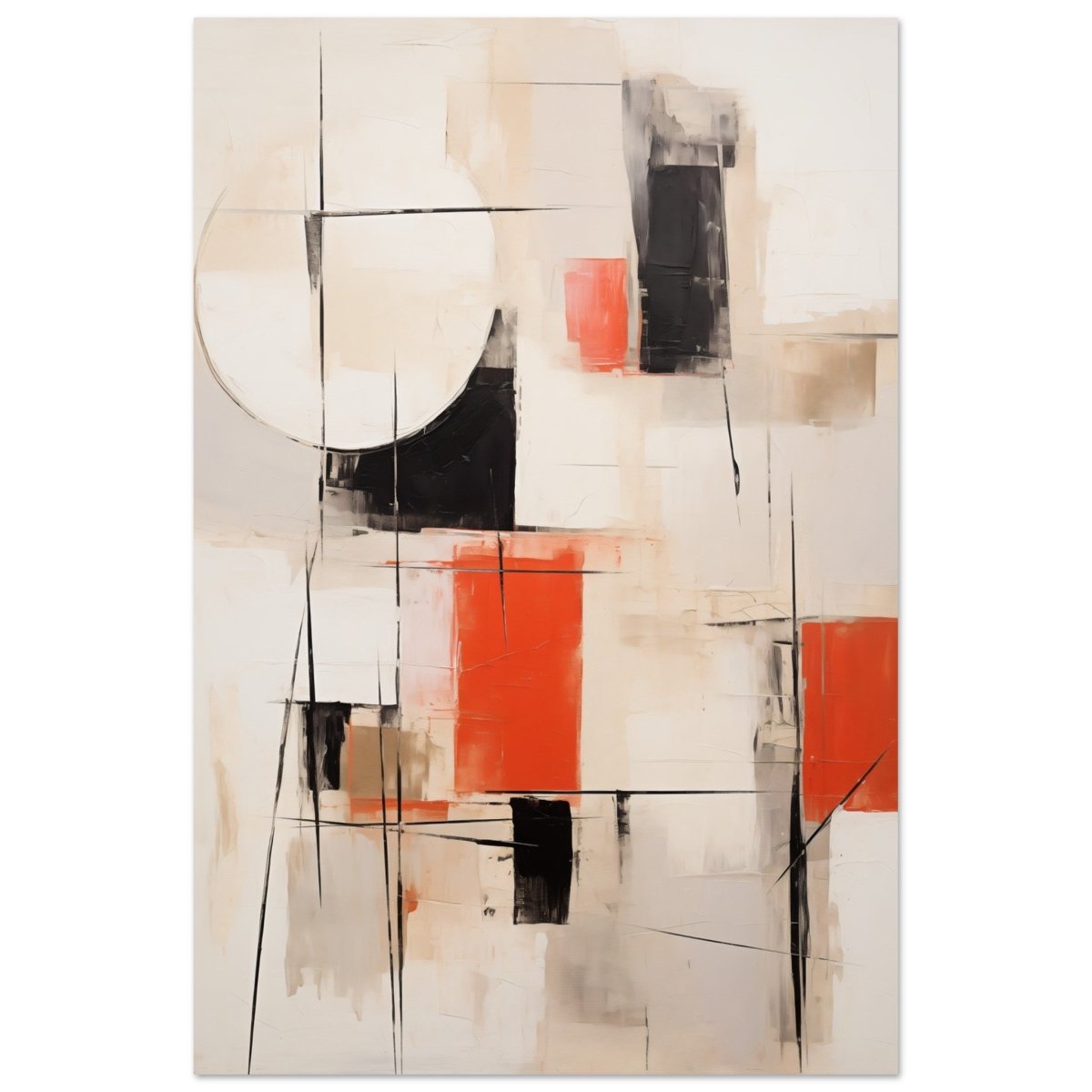 Da Vinci Abstract Art Wall art print - Aluminum Print - 40x60 cm / 16x24″ - 