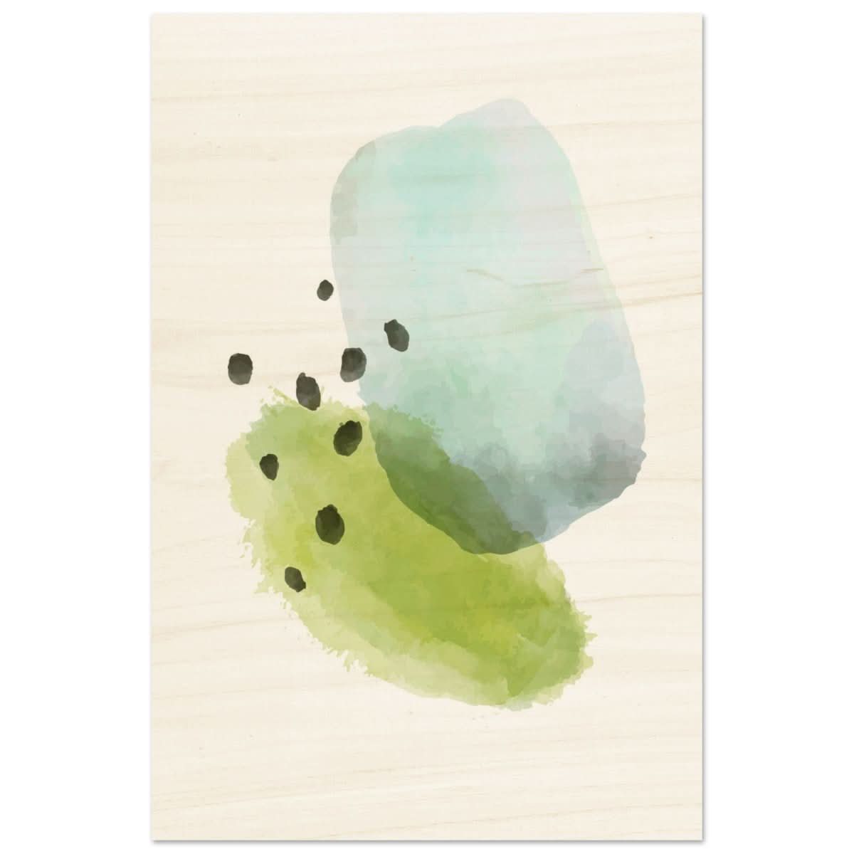 Da Vinci Abstract Art Wall art print - Wood Prints - 50x75 cm / 20x30″ - 