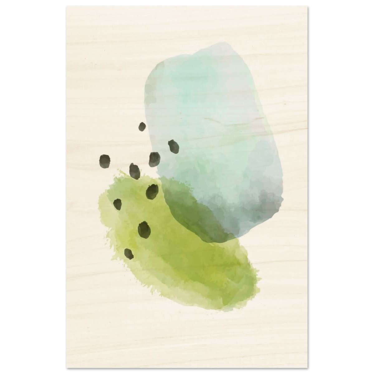 Da Vinci Abstract Art Wall art print - Wood Prints - 30x45 cm / 12x18″ - 