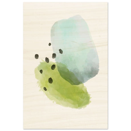 Da Vinci Abstract Art Wall art print - Wood Prints - 30x45 cm / 12x18″ - 