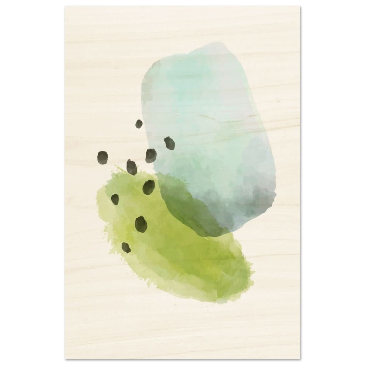Da Vinci Abstract Art Wall art print - Wood Prints - 40x60 cm / 16x24″ - 