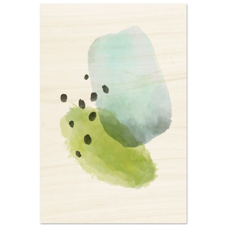 Da Vinci Abstract Art Wall art print - Wood Prints - 40x60 cm / 16x24″ - 