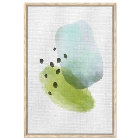 Da Vinci Abstract Art Wall art print - Framed Canvas - 60x90 cm / 24x36″ - Wood frame