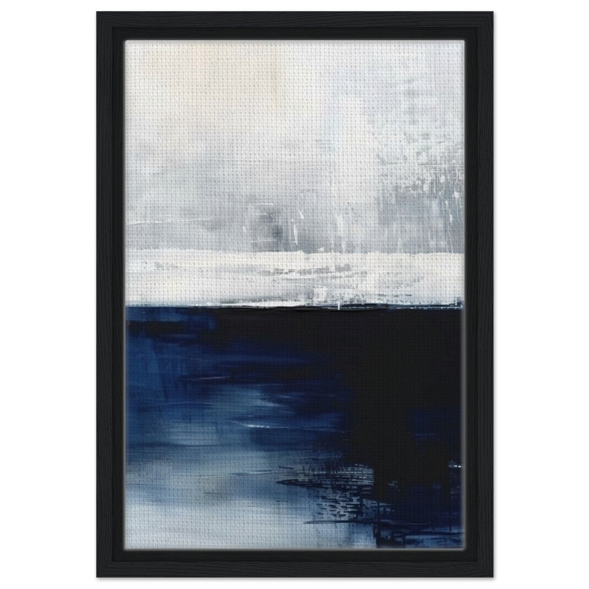 Da Vinci Abstract Art Wall art print - Framed Canvas - 30x45 cm / 12x18″ - Black frame