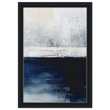 Da Vinci Abstract Art Wall art print - Framed Canvas - 30x45 cm / 12x18″ - Black frame