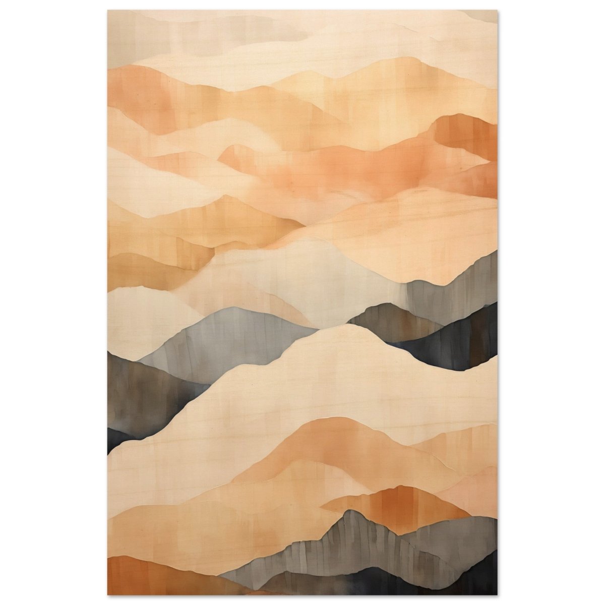 Da Vinci Abstract Art Wall art print - Wood Prints - 40x60 cm / 16x24″ - 