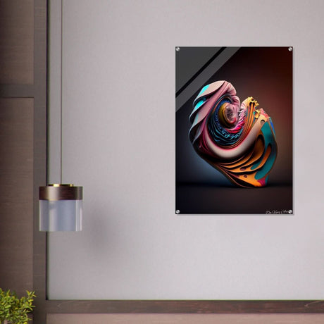 Da Vinci Abstract Art - Acrylic Print - 70x100 cm / 28x40″ - 