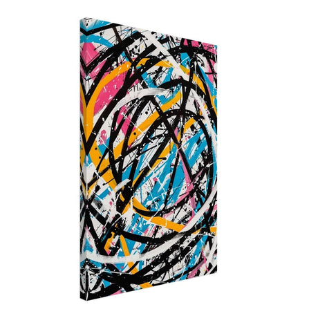 Da Vinci Abstract expressionism Wall Art - Canvas - 40x60 cm / 16x24″ - Slim