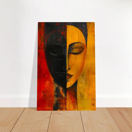 Da Vinci Abstract Geometric Wall art print - Brushed Aluminum Print - 60x90 cm / 24x36″ - 