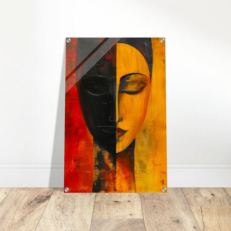 Da Vinci Abstract Geometric Wall art print - Acrylic Print - 50x75 cm / 20x30″ - 