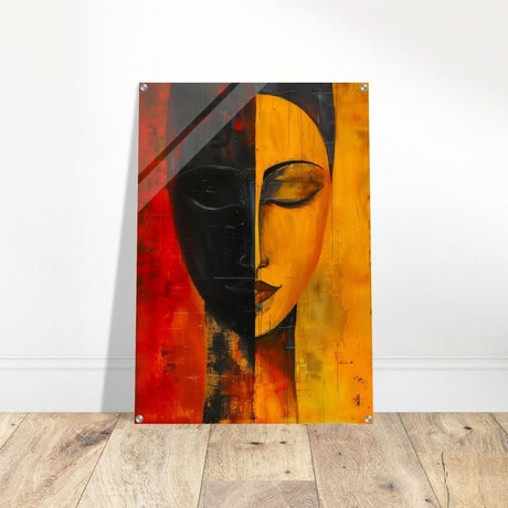 Da Vinci Abstract Geometric Wall art print - Acrylic Print - 70x100 cm / 28x40″ - 
