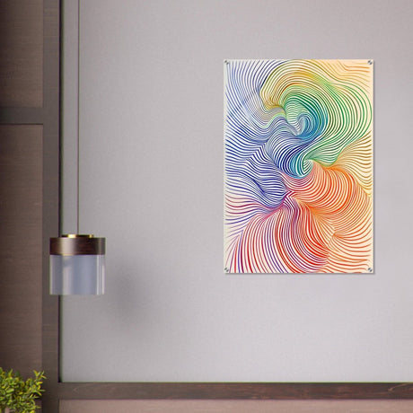 Da Vinci Abstract Minimalist Art - Acrylic Print - 70x100 cm / 28x40″ - 
