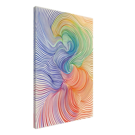 Da Vinci Abstract Minimalist Art - Canvas - 50x75 cm / 20x30″ - Slim