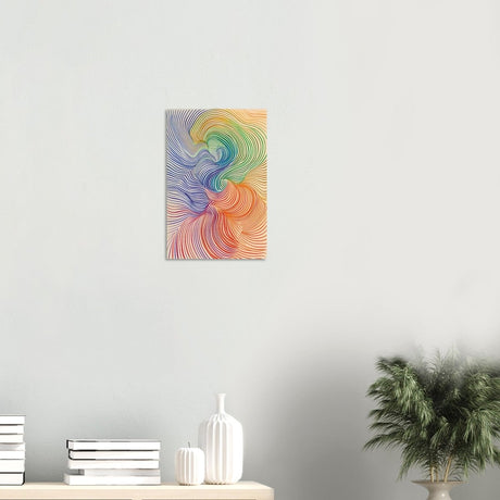 Da Vinci Abstract Minimalist Art - Wood Prints - 30x45 cm / 12x18″ - 20 mm