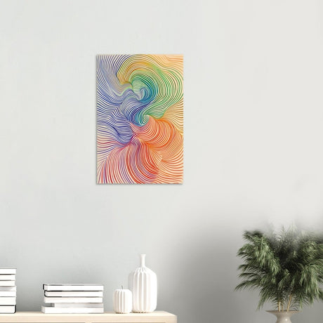Da Vinci Abstract Minimalist Art - Wood Prints - 40x60 cm / 16x24″ - 10 mm