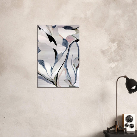 Da Vinci Abstract Minimalist Wall Art - Brushed Aluminum Print - 50x75 cm / 20x30″ - 