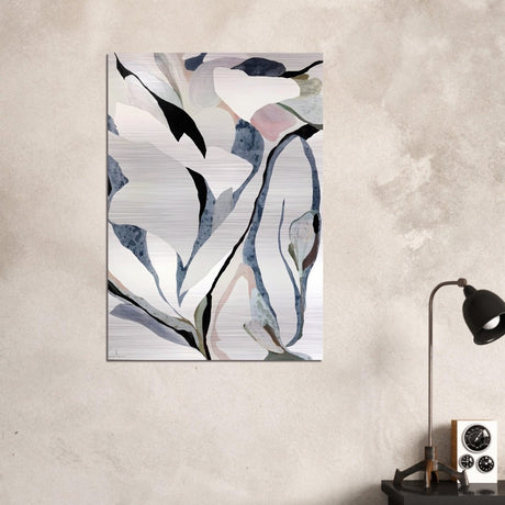 Da Vinci Abstract Minimalist Wall Art - Brushed Aluminum Print - 70x100 cm / 28x40″ - 