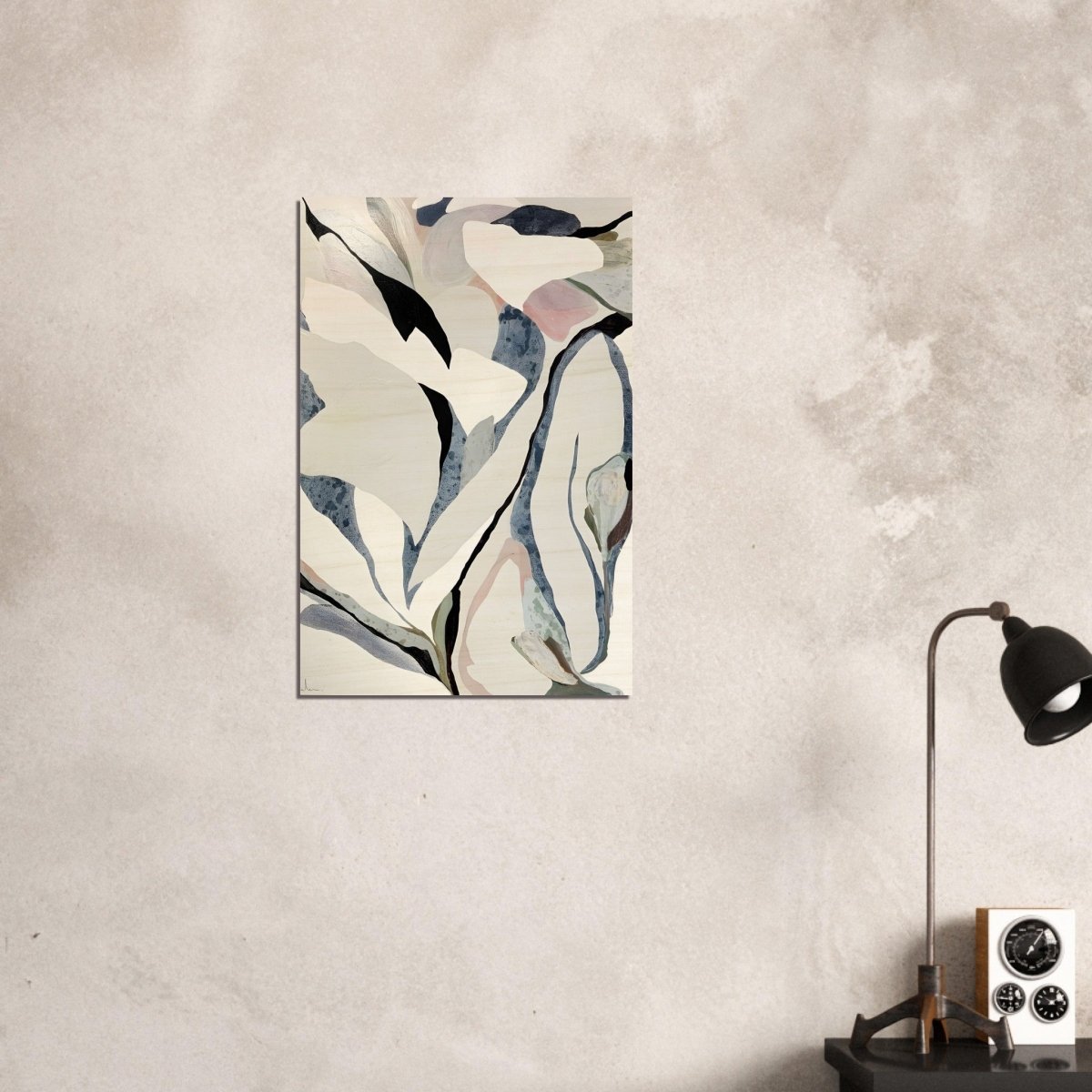 Da Vinci Abstract Minimalist Wall Art - Wood Prints - 50x75 cm / 20x30″ - 10 mm