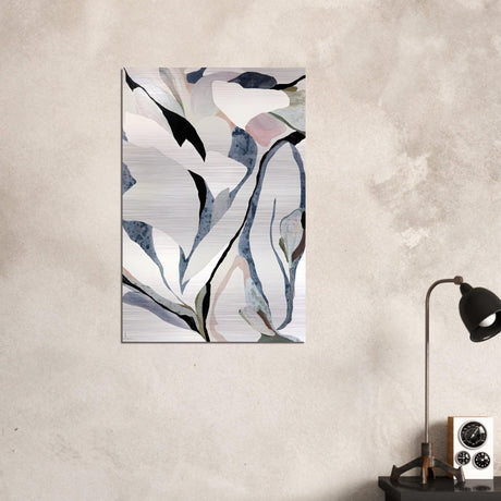 Da Vinci Abstract Minimalist Wall Art - Brushed Aluminum Print - 60x90 cm / 24x36″ - 